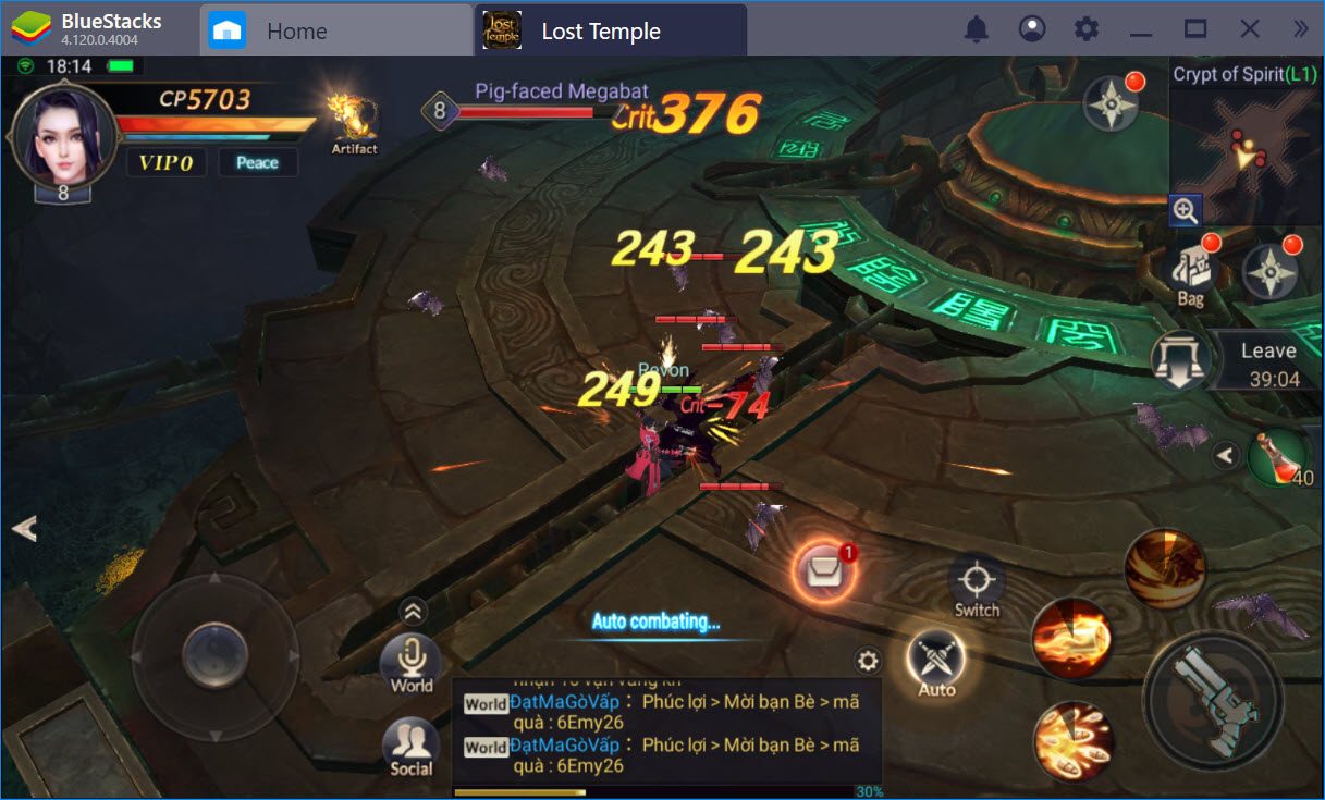 Cùng khám phá thế giới Lost Temple trên PC với BlueStacks