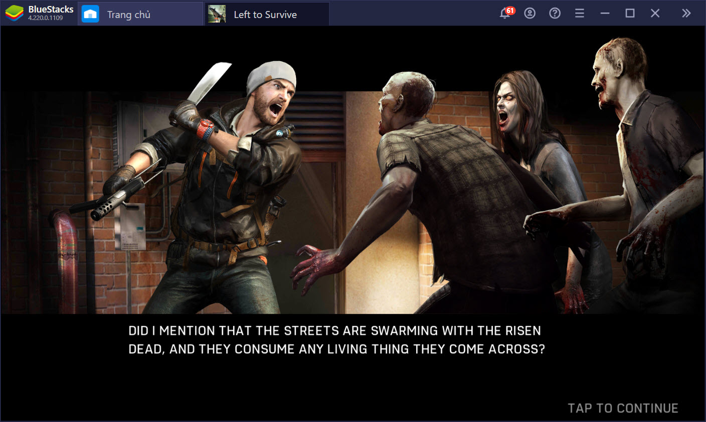Sinh tồn trong thế giới Left to Survive: Dead Zombie cùng BlueStacks