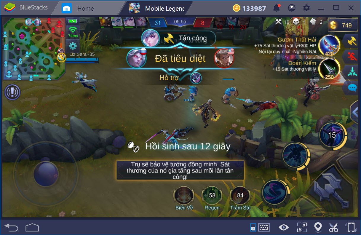 Trải nghiệm Mobile Legends Bang Bang cùng BlueStacks