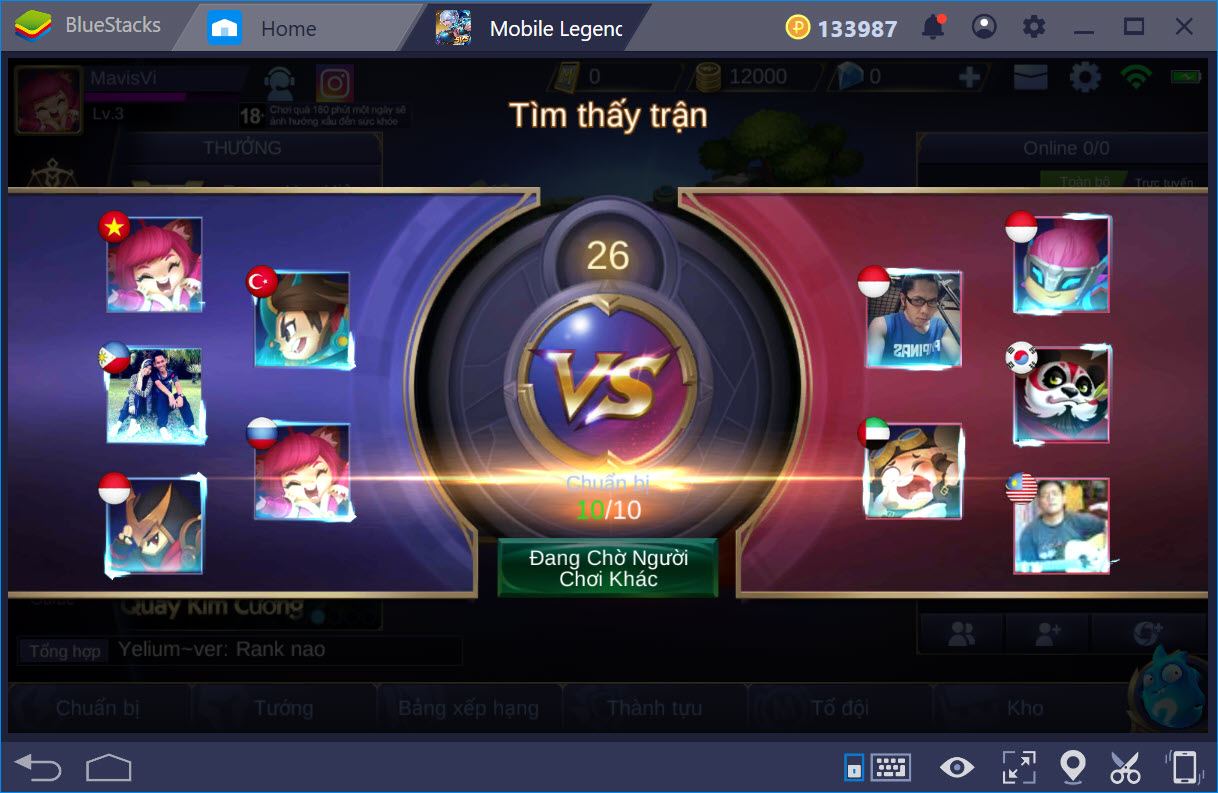 Trải nghiệm Mobile Legends Bang Bang cùng BlueStacks