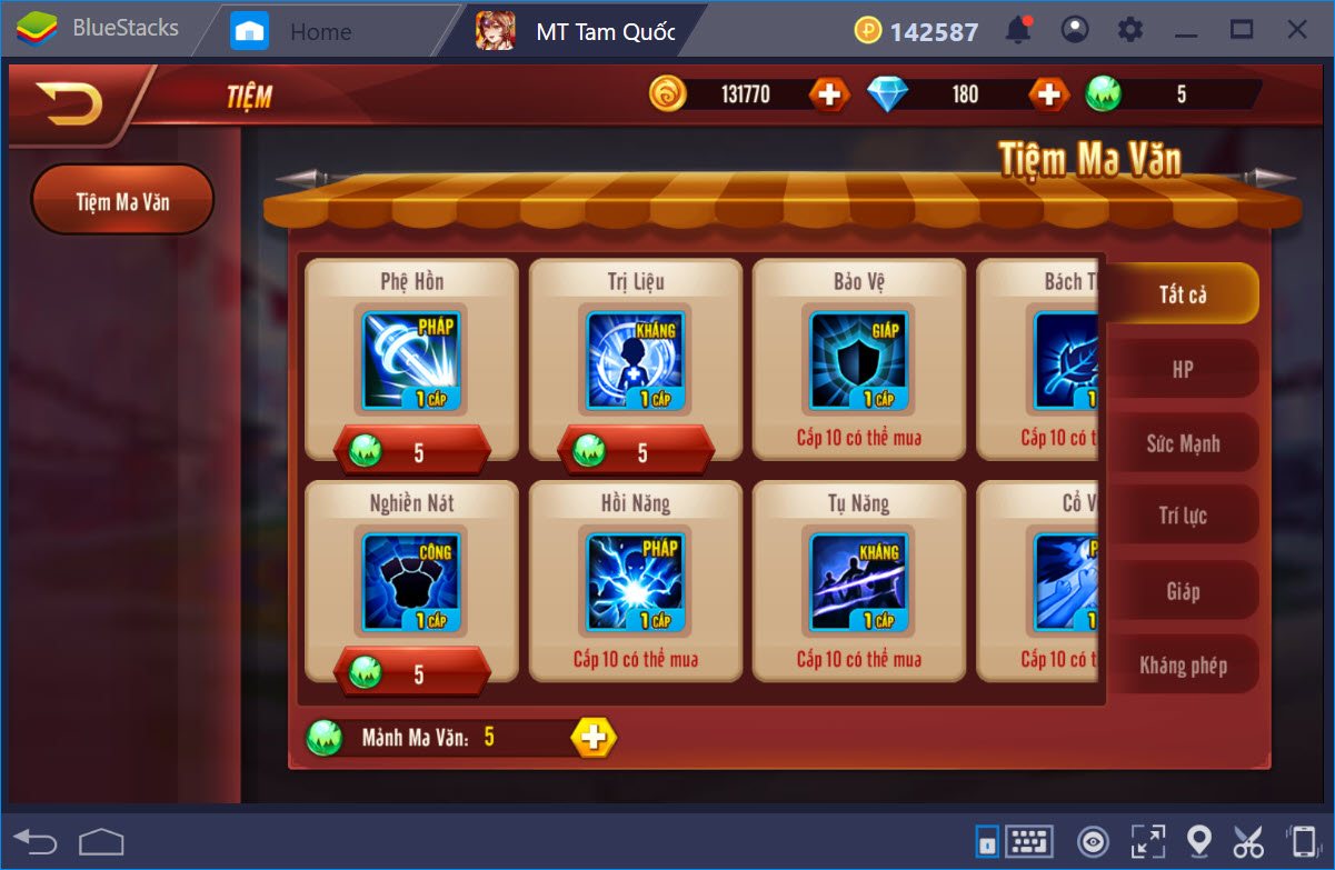 Trải nghiệm MT Tam Quốc trên PC với BlueStacks