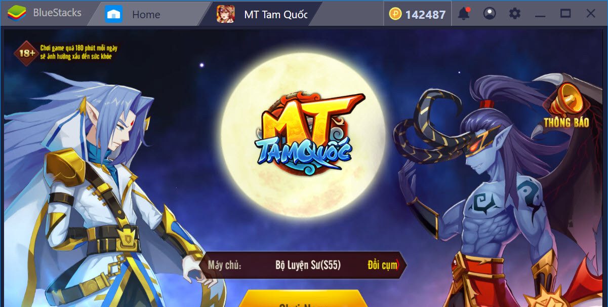 Trải nghiệm MT Tam Quốc trên PC với BlueStacks