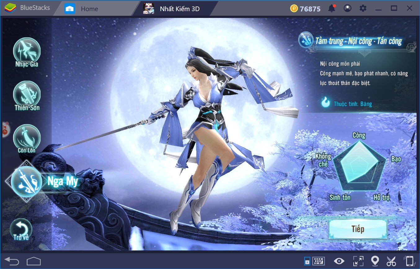 Trải nghiệm Nhất Kiếm Giang Hồ cùng BlueStacks