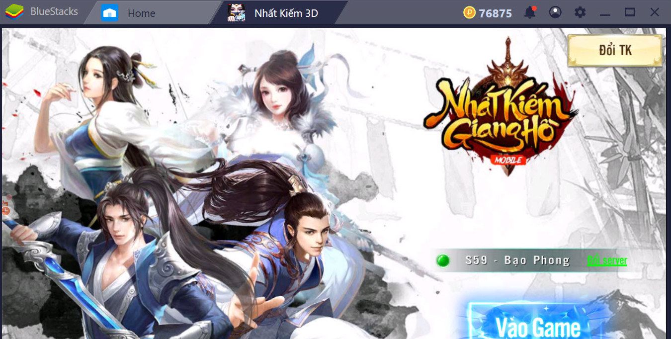 Trải nghiệm Nhất Kiếm Giang Hồ cùng BlueStacks