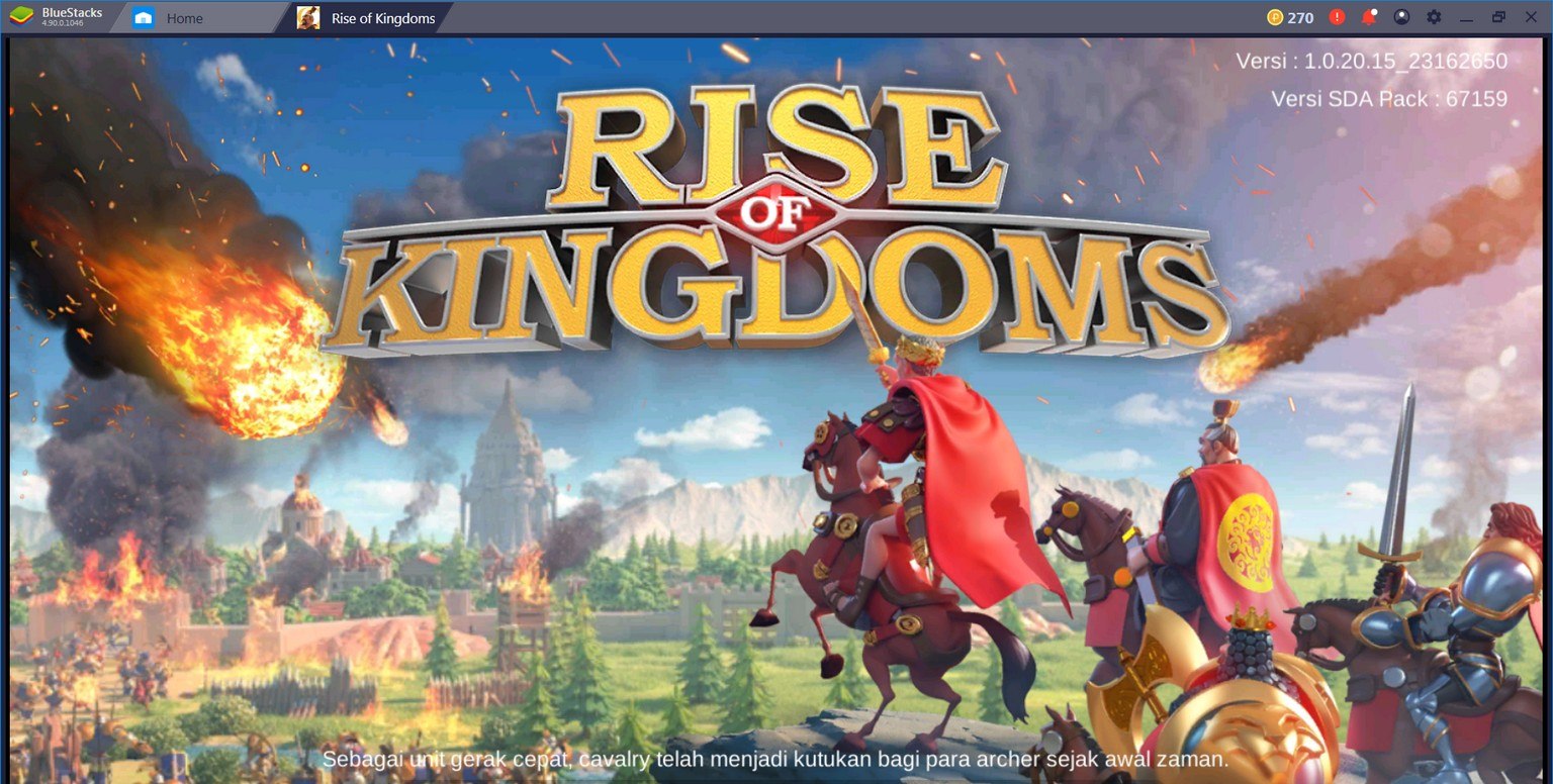 Cara Memainkan Rise Of Kingdoms Di Pc Bluestacks