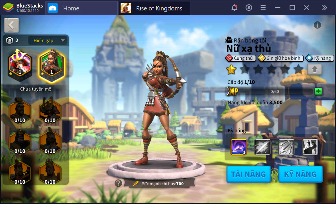 Cùng chinh phục thế giới Rise of Kingdoms với BlueStacks