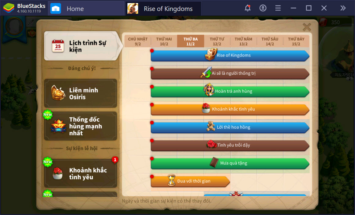 Cùng chinh phục thế giới Rise of Kingdoms với BlueStacks