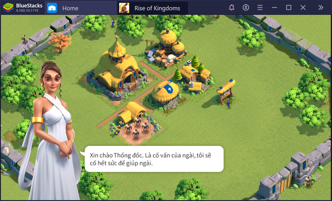 Cùng chinh phục thế giới Rise of Kingdoms với BlueStacks