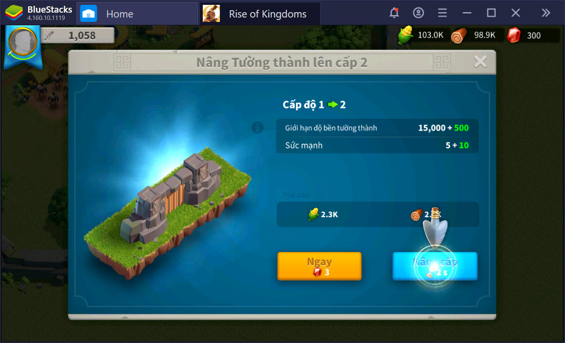 Cùng chinh phục thế giới Rise of Kingdoms với BlueStacks