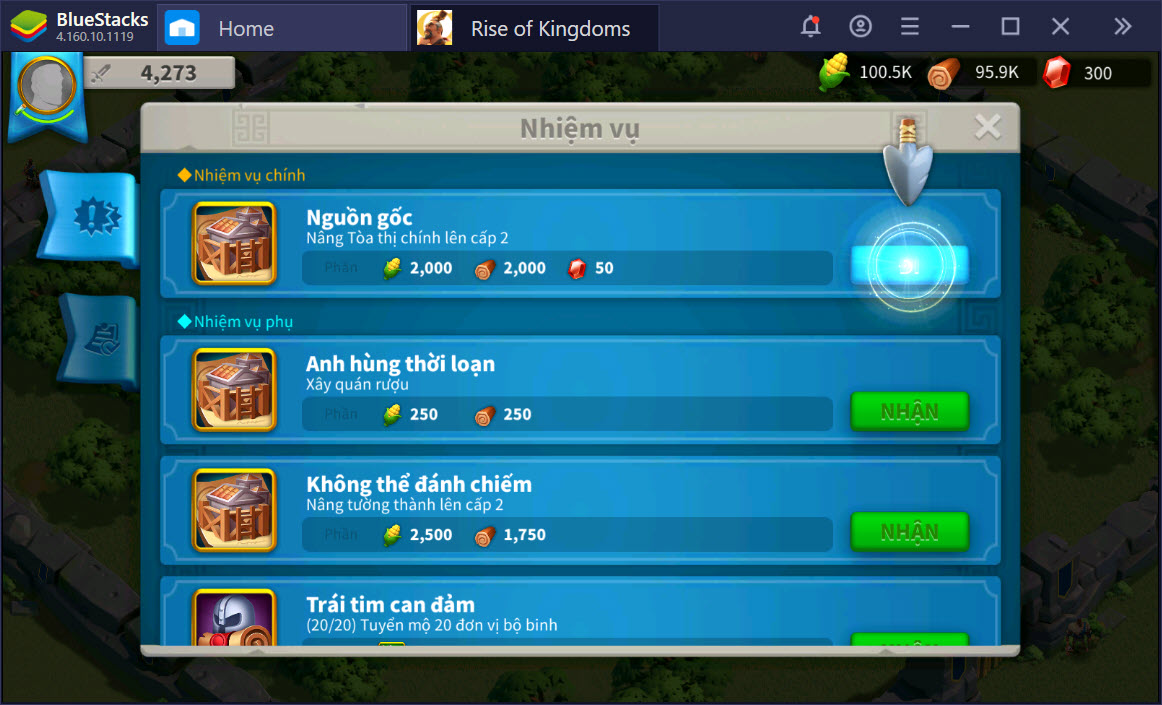 Cùng chinh phục thế giới Rise of Kingdoms với BlueStacks