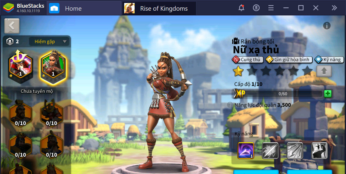 Cùng chinh phục thế giới Rise of Kingdoms với BlueStacks