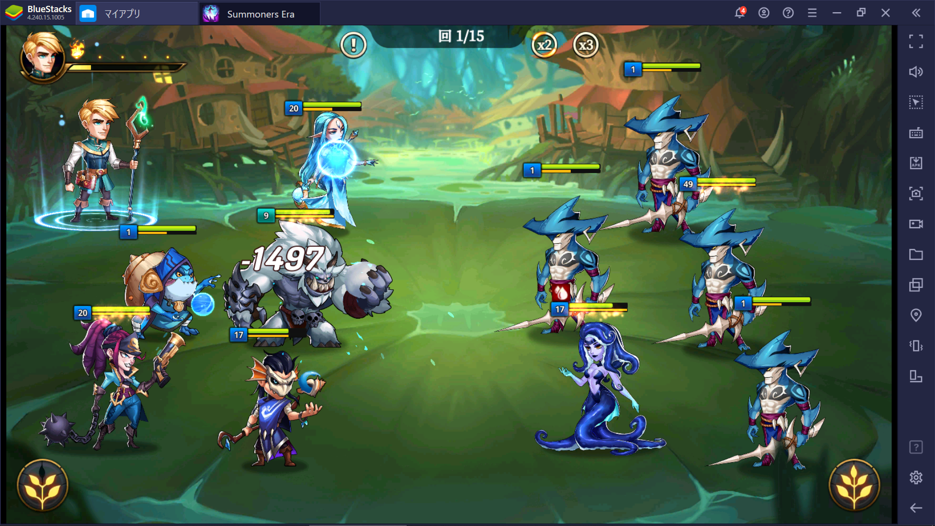 BlueStacksを使ってPCで『Summoners Era - Arena of Heroes』を遊ぼう