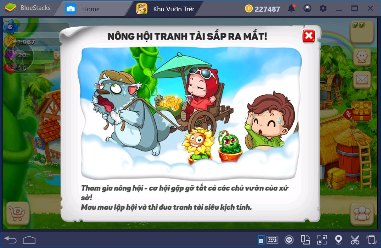 Cùng chơi Sky Garden - Khu Vườn Trên Mây với BlueStacks