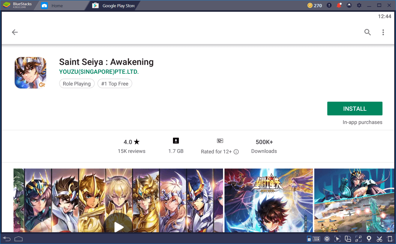 Cara bermain Saint Seiya: Awakening di PC