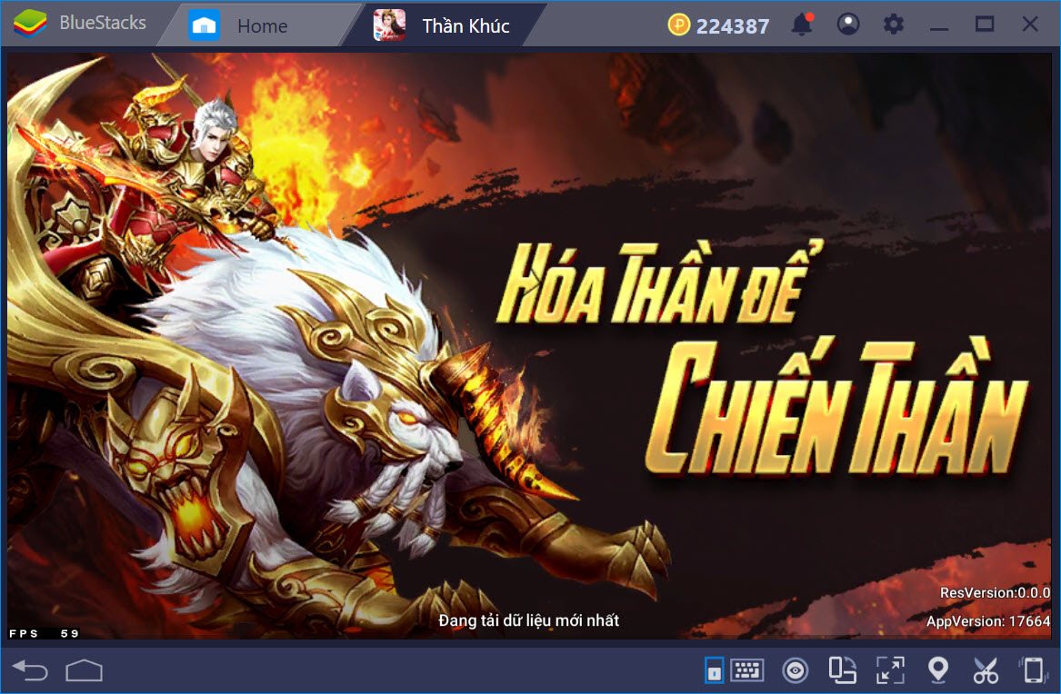 Cùng chơi Thần Khúc Mobile trên PC với BlueStacks