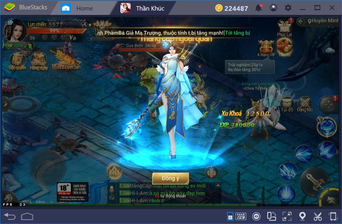 Cùng chơi Thần Khúc Mobile trên PC với BlueStacks