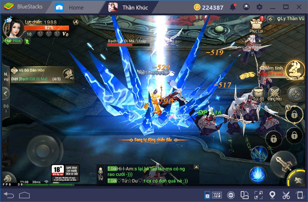 Cùng chơi Thần Khúc Mobile trên PC với BlueStacks