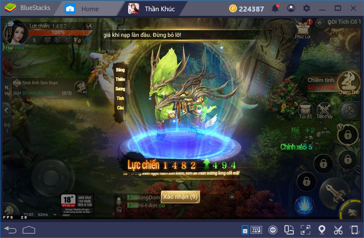 Cùng chơi Thần Khúc Mobile trên PC với BlueStacks