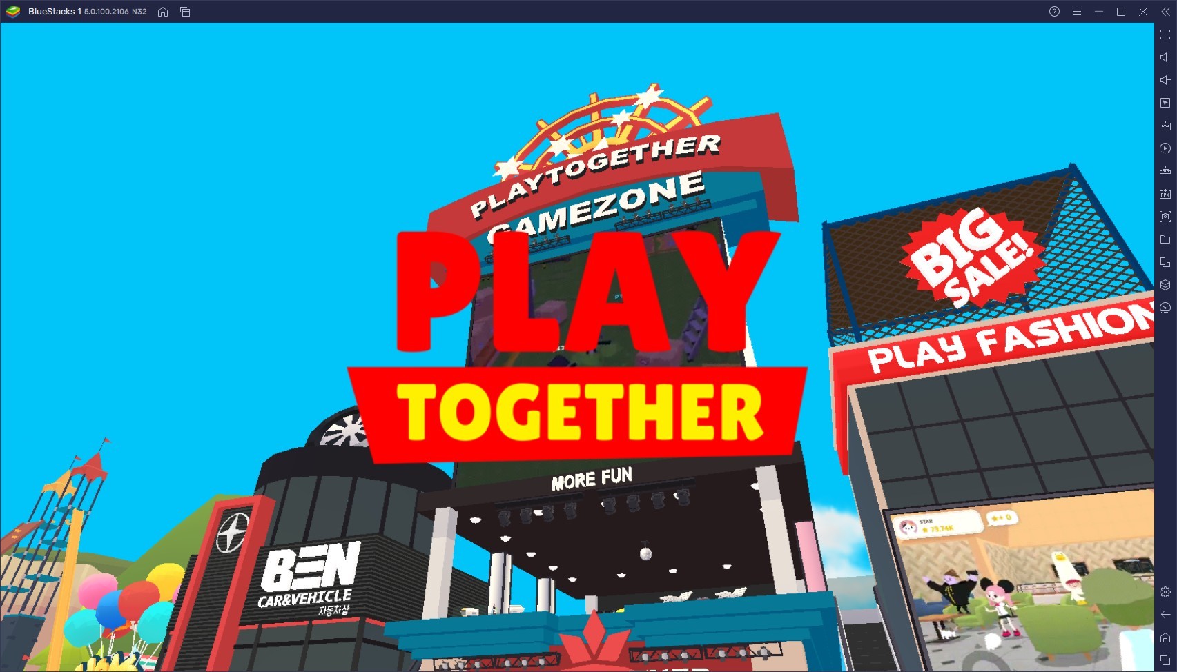 또 하나의 메타버스 게임, 플레이투게더를 지금 바로 블루스택에서 만나보세요!