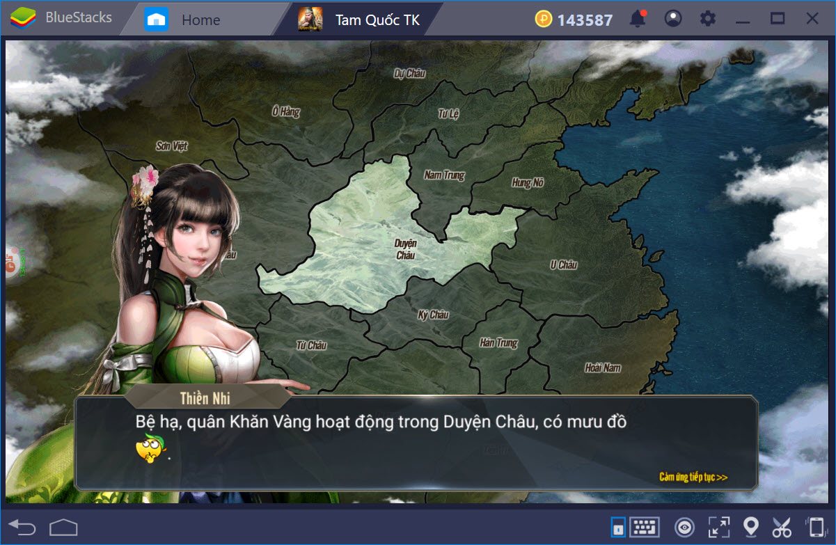 Cùng chơi Tam Quốc Truyền Kỳ Mobile trên PC với BlueStacks