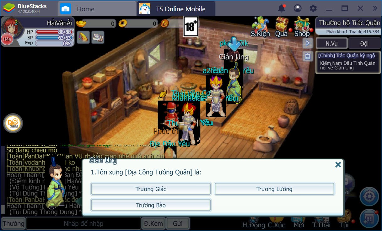 Trở lại tuổi thơ với TS Online Mobile cùng BlueStacks