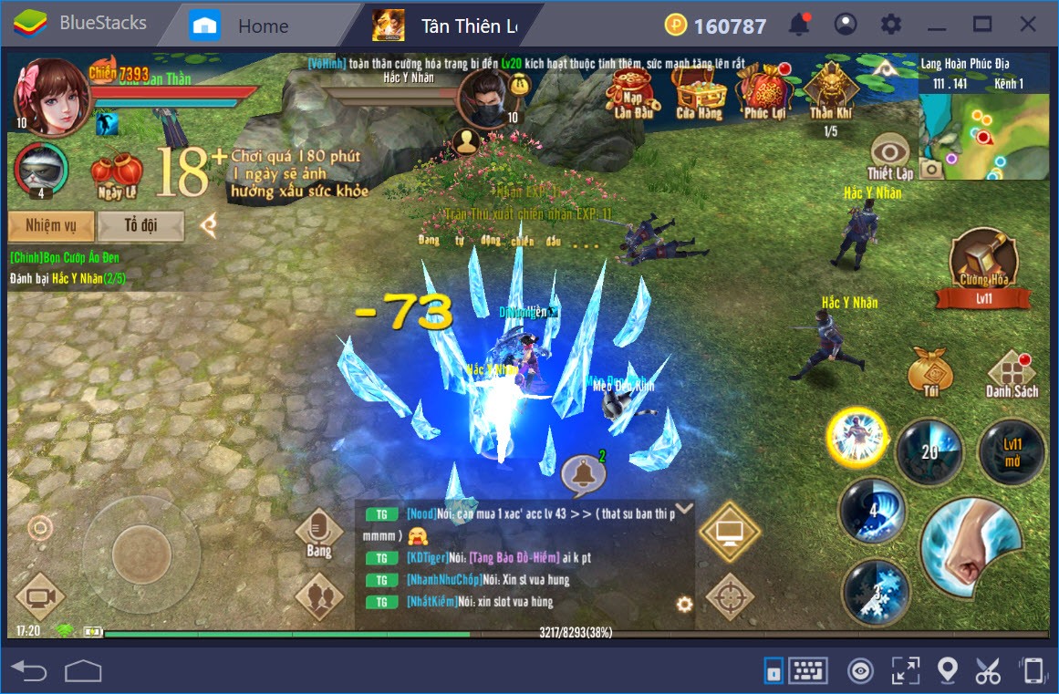 Cùng chơi Tân Thiên Long Mobile trên PC với BlueStacks