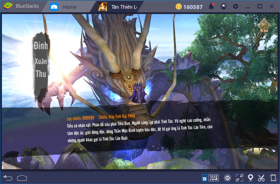 Cùng chơi Tân Thiên Long Mobile trên PC với BlueStacks