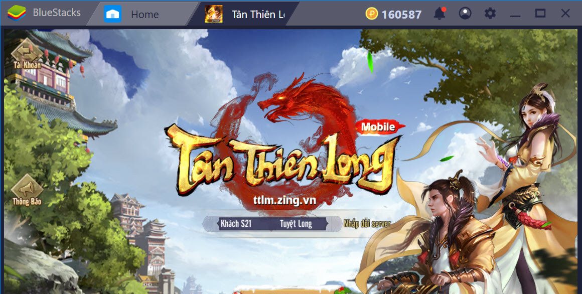 Cùng chơi Tân Thiên Long Mobile trên PC với BlueStacks