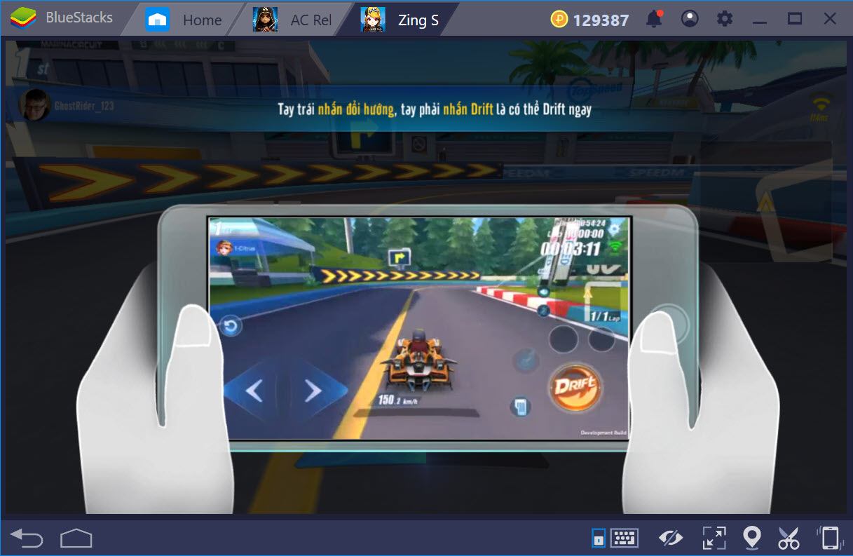 Cùng nghịch tặc ZingSpeed Mobile bên trên PC với BlueStacks