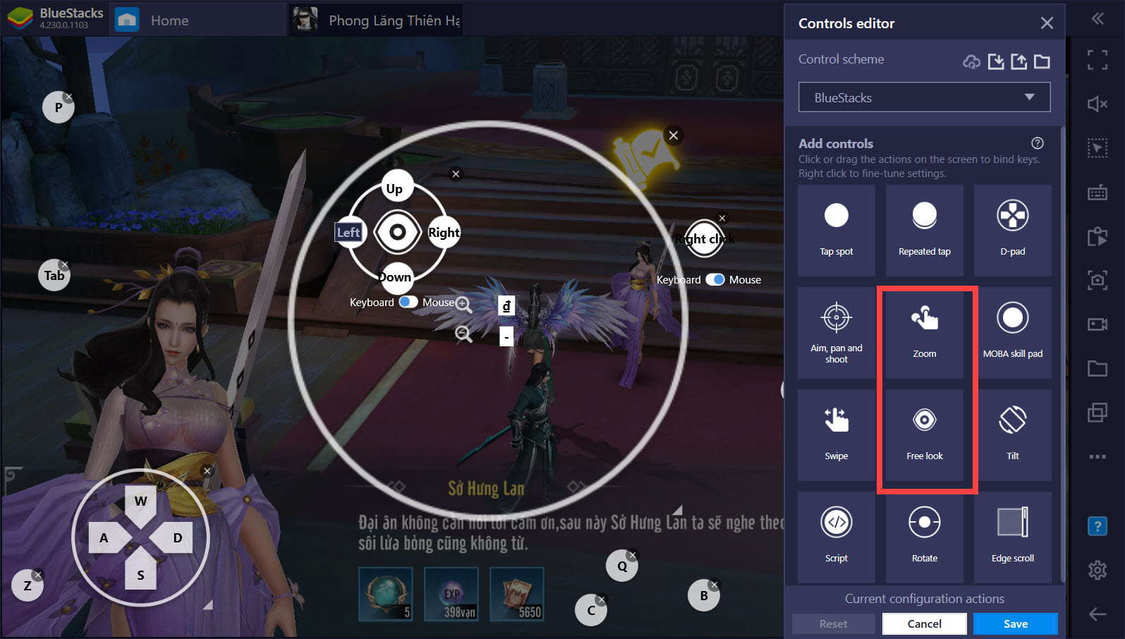 Kích hoạt Game Controls, tối ưu PvP trong Phong Lăng Thiên Hạ