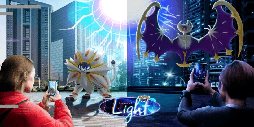 Pokemon Go раскрывает событие Astral Eclipse, знакомящее с Солгалео и Луналой