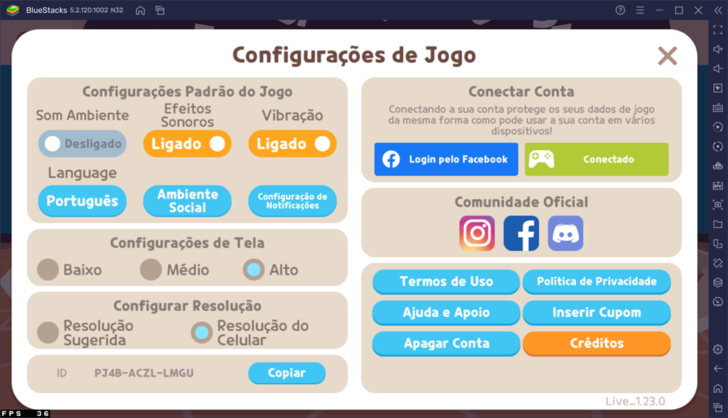 Como conseguir os melhores gráficos e desempenho no Play Together com o BlueStacks