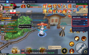 Combo hoàn hảo song hành cùng Phi Tiên Kiếm 3D với Game Controls