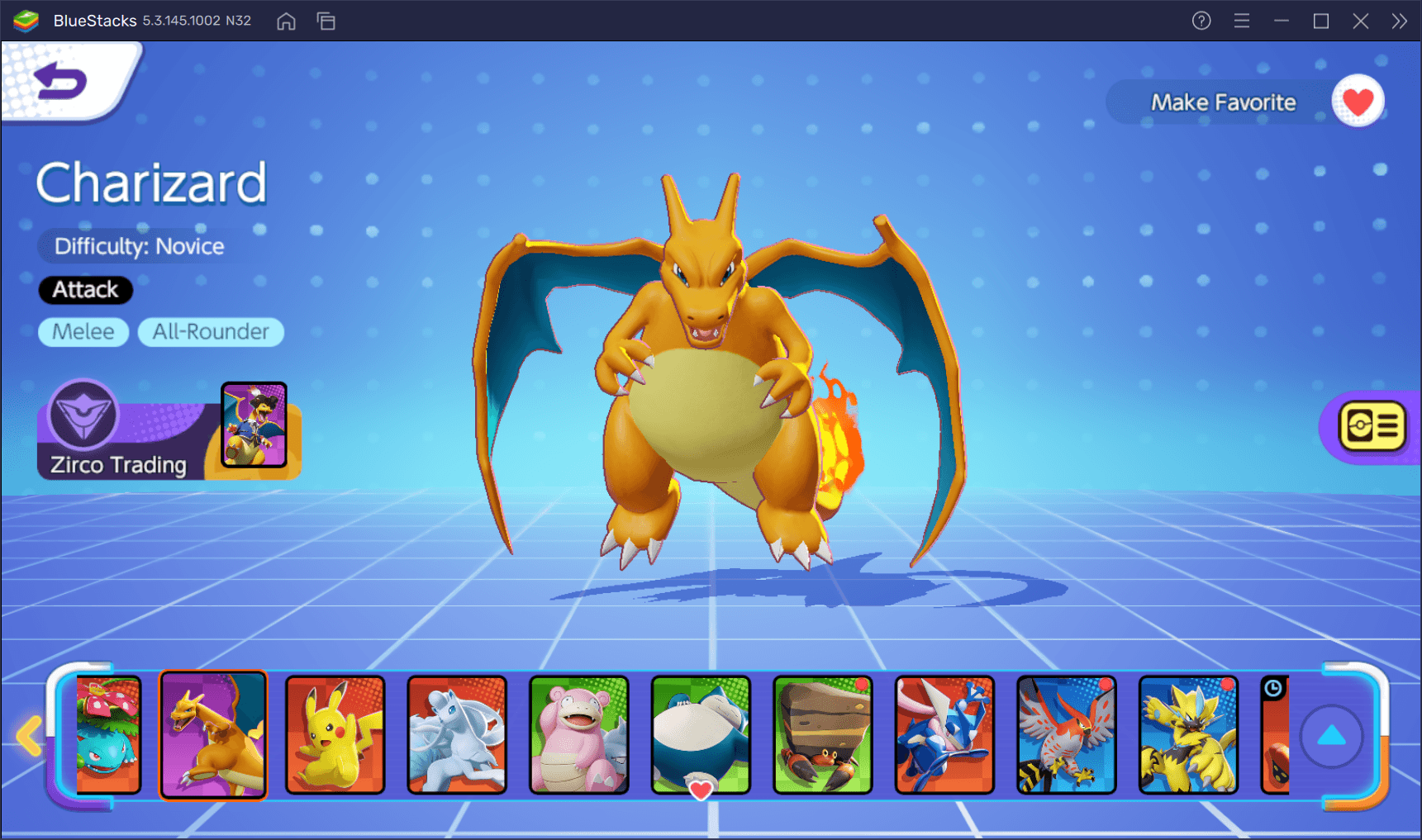 Pokemon UNITE. Гайд по покемону Чаризард | BlueStacks