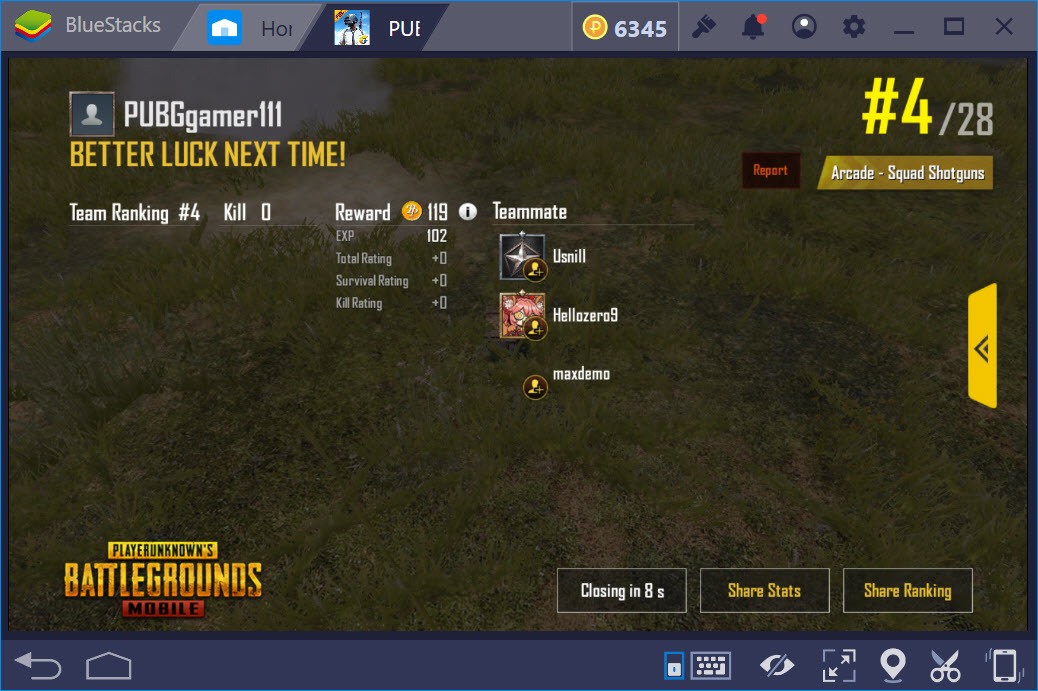 Cách chơi Arcade mode Quick Match trong PUBG Mobile