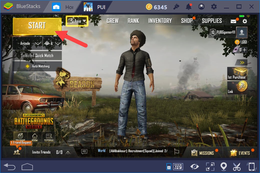 Cách chơi Arcade mode Quick Match trong PUBG Mobile