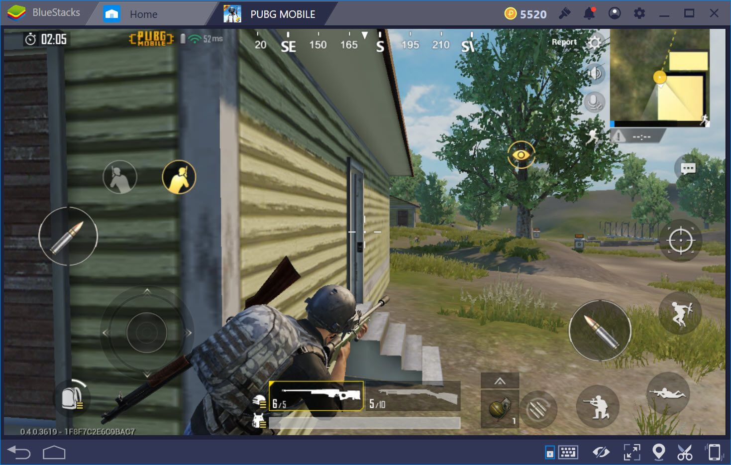 Vũ khí công nhà hiệu quả trong PUBG Mobile