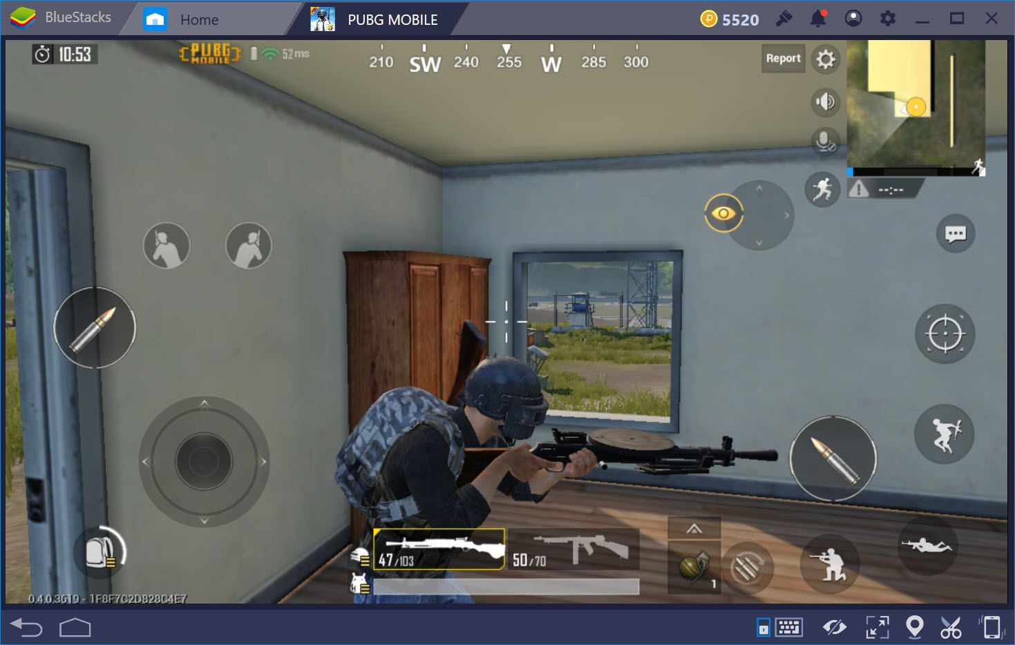 Vũ khí công nhà hiệu quả trong PUBG Mobile