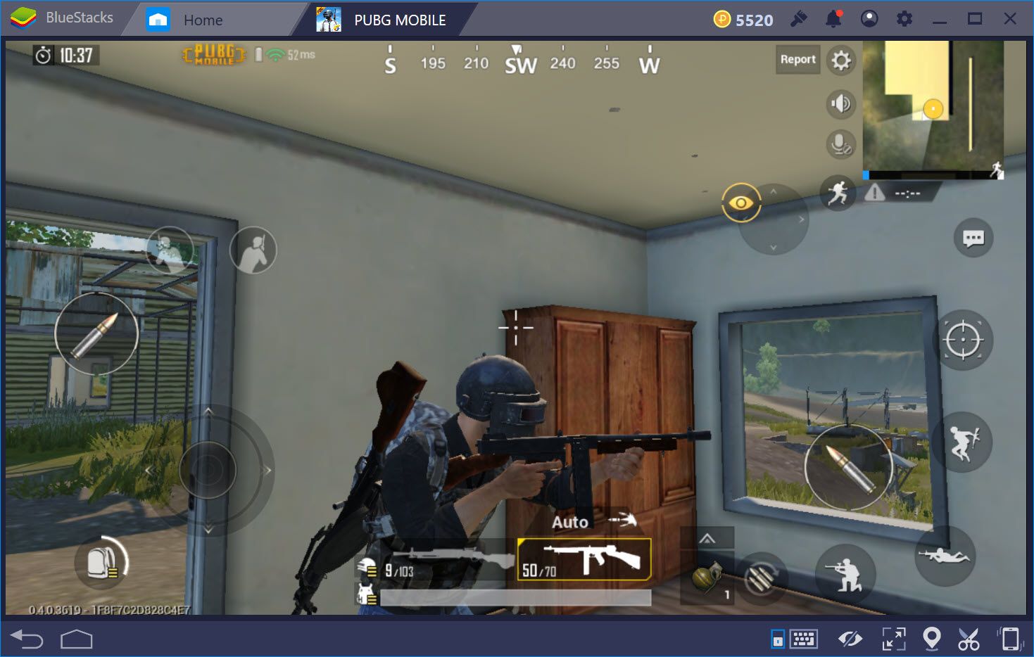 Vũ khí công nhà hiệu quả trong PUBG Mobile