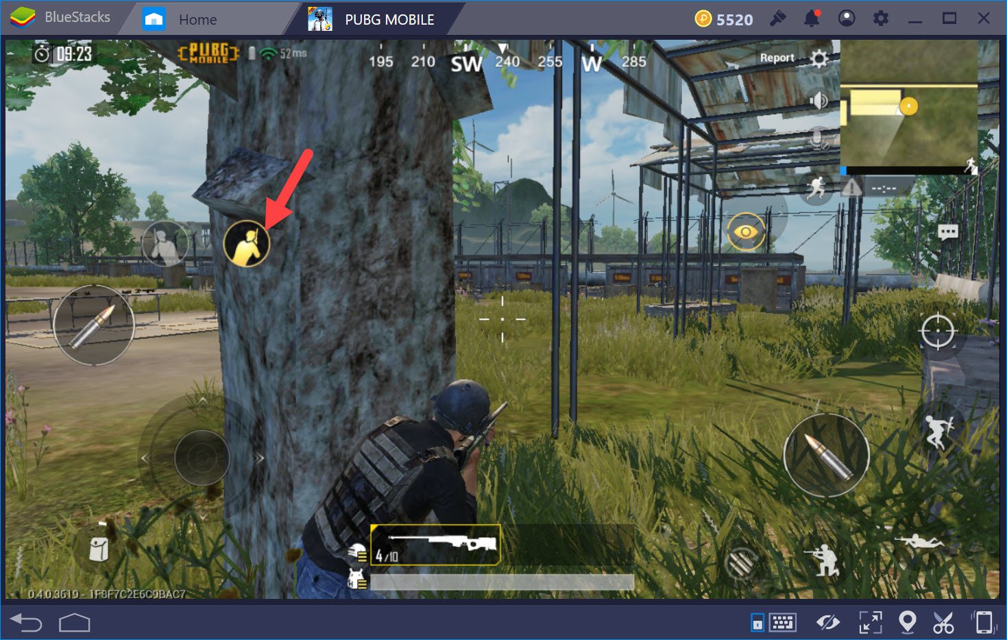 Kích hoạt nghiêng người khi chơi PUBG Mobile