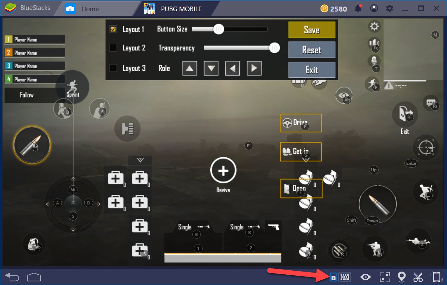 Hướng dẫn thiết lập Game controls khi chơi PUBG Mobile với BlueStacks 4