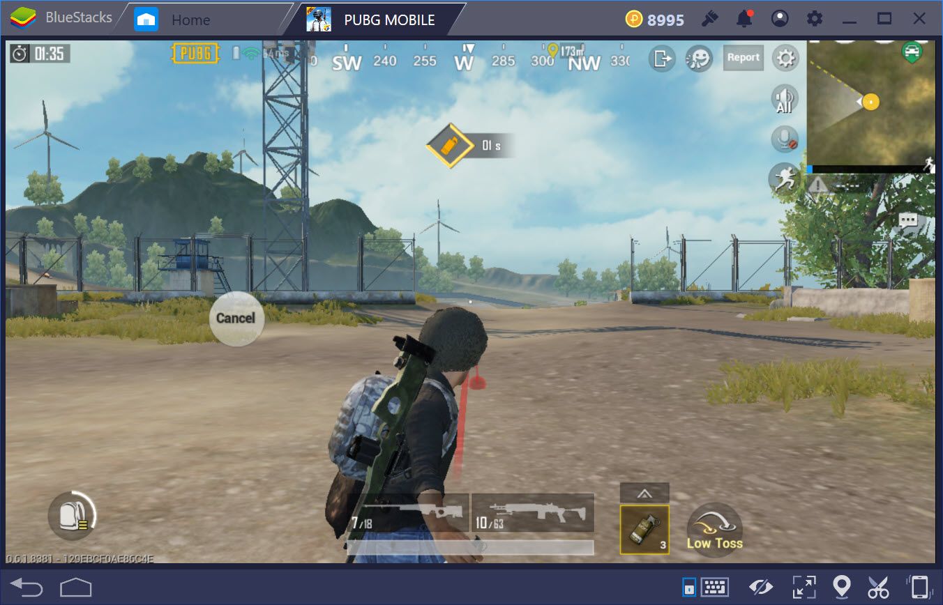 Công dụng của bom khói Smoke Grenade trong PUBG Mobile