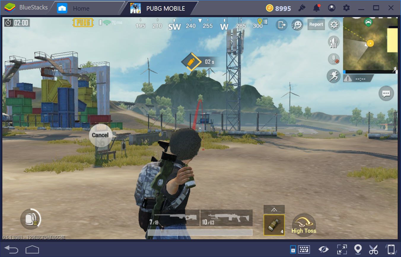 Công dụng của bom khói Smoke Grenade trong PUBG Mobile