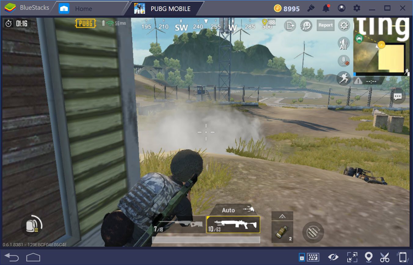 Công dụng của bom khói Smoke Grenade trong PUBG Mobile