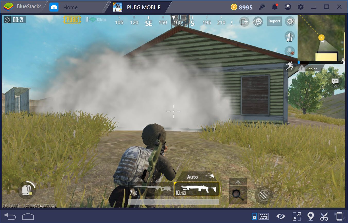 Công dụng của bom khói Smoke Grenade trong PUBG Mobile