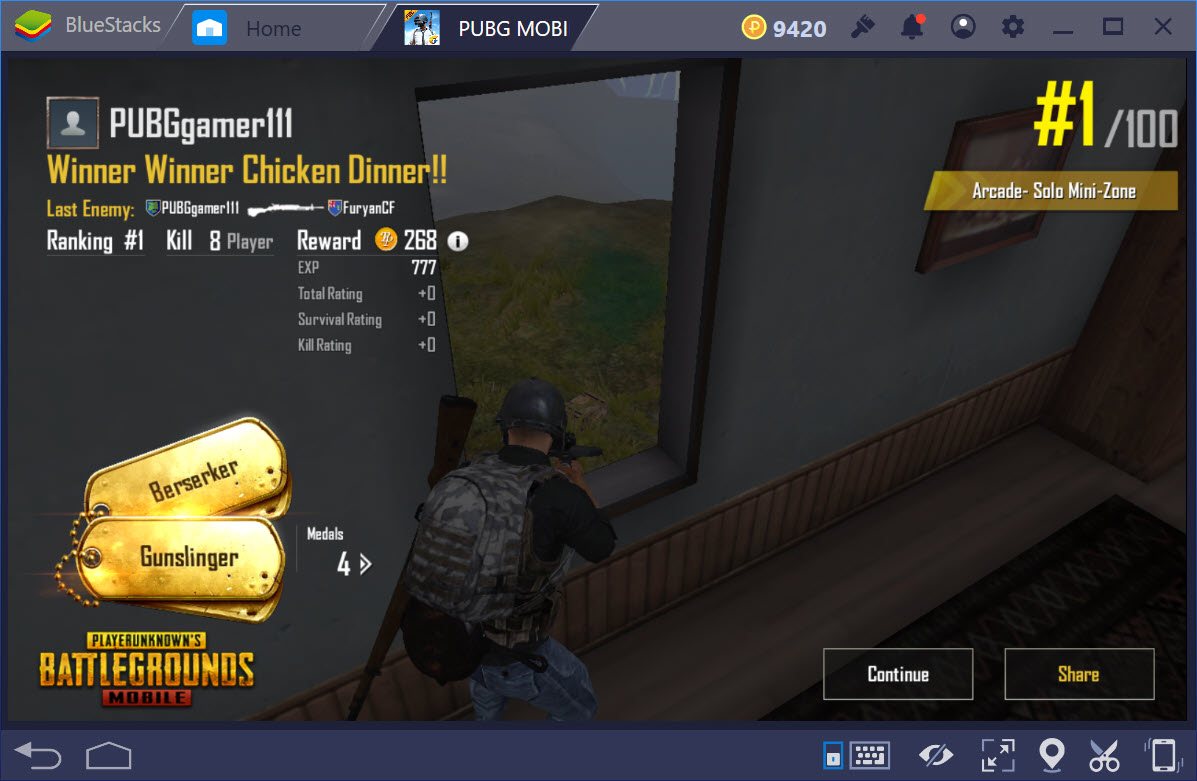 Cách chơi chế độ Mini-Zone trong PUBG Mobile