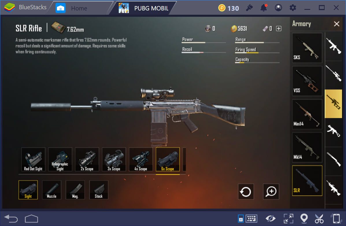Tìm hiểu về SLR Rifle, vũ khí mới cập nhật trong PUBG Mobile