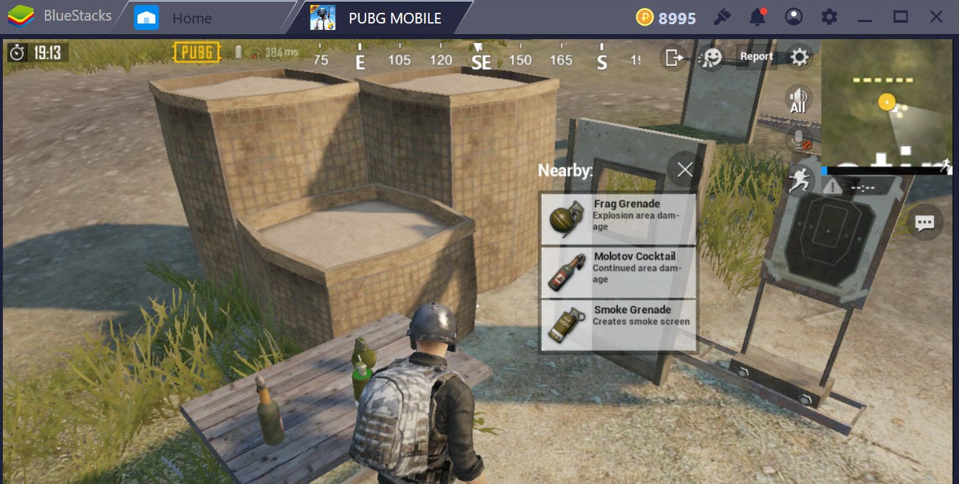 Sửa lỗi ném Smoke Grenade nhưng không hiện khói trong PUBG Mobile trên BlueStacks