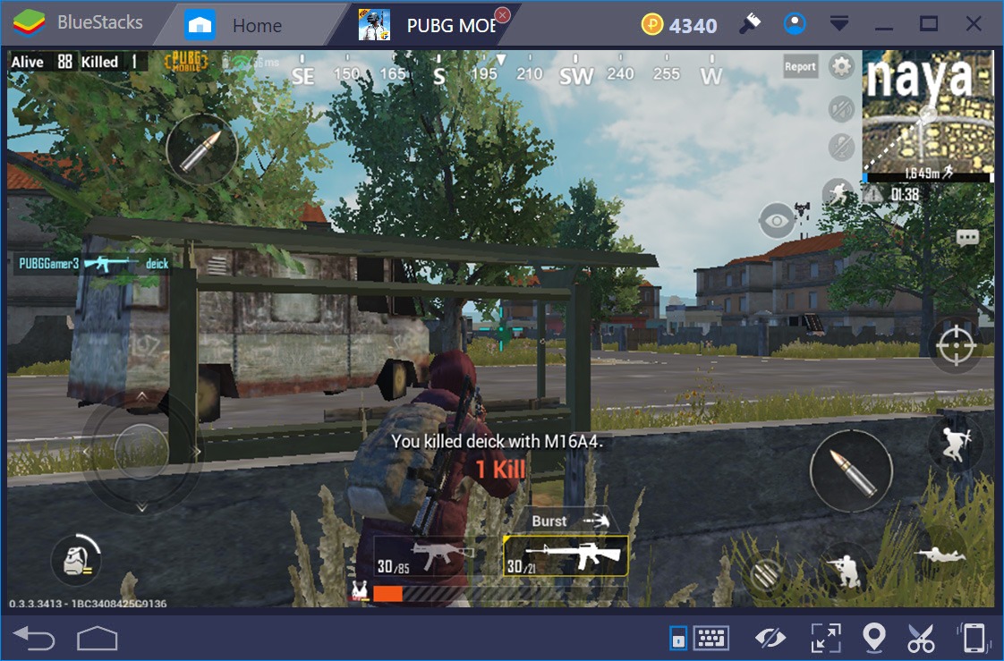 Mẹo lọt Top 10 khi chơi PUBG Mobile với BlueStacks