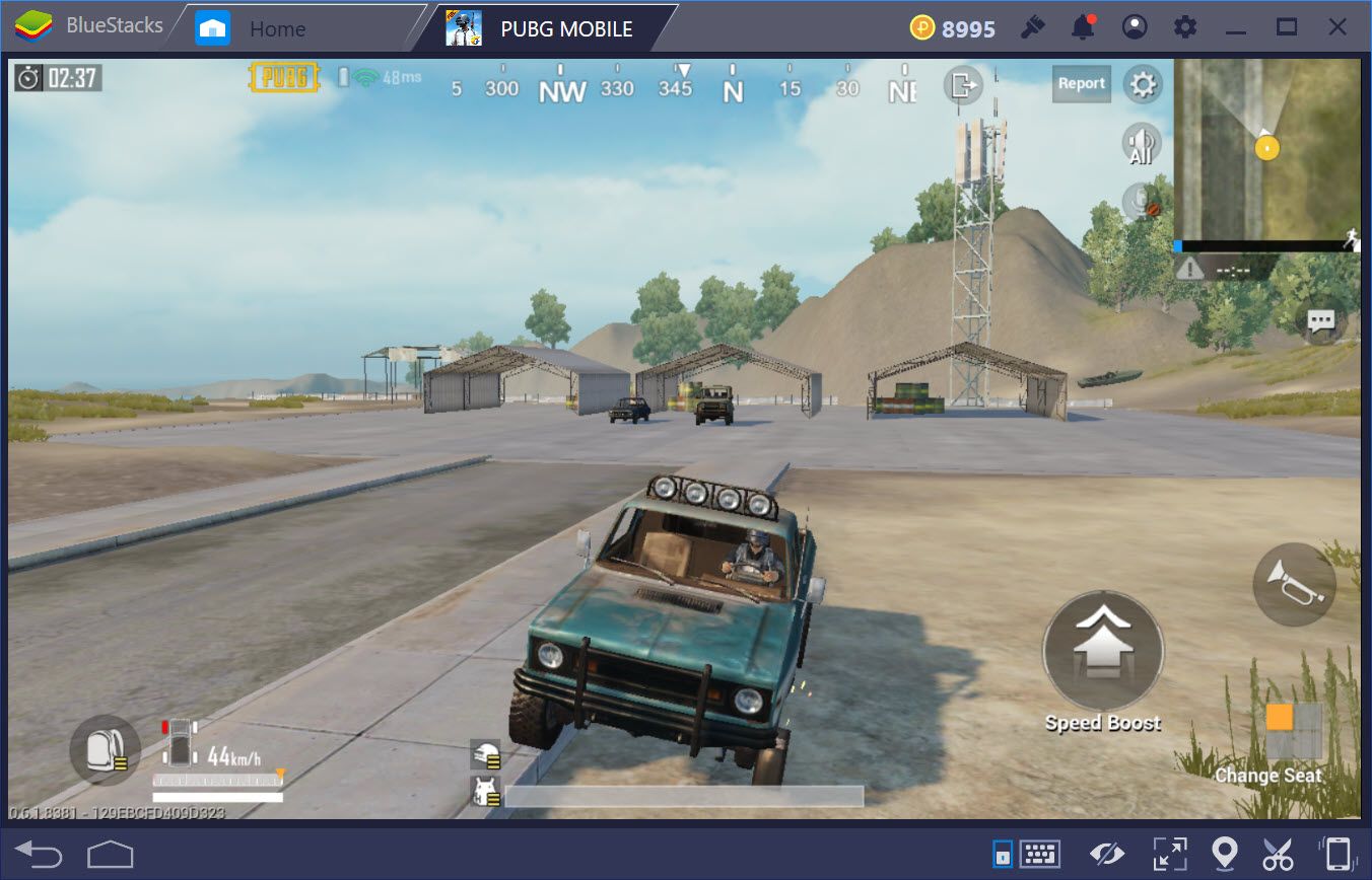 Các phương tiện di chuyển trong PUBG Mobile